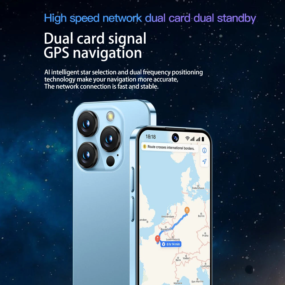 SOYES XS19 Mini Smartphone 3.88 pouces 2GB RAM 16GB ROM Android10.0 avec reconnaissance faciale double SIM veille réseau 3G petit téléphone