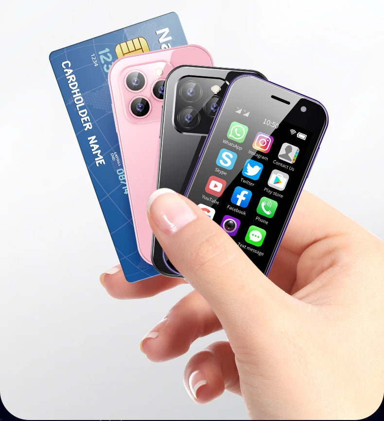 Smartphone Android 4G SOYES XS14 Pro Mini, 3 Go + 64 Go, 2600 mAh, reconnaissance faciale, écran 3,0 pouces, vente flash