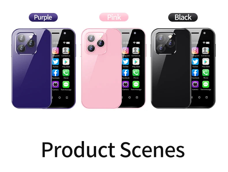 Smartphone Android 4G SOYES XS14 Pro Mini, 3 Go + 64 Go, 2600 mAh, reconnaissance faciale, écran 3,0 pouces, vente flash