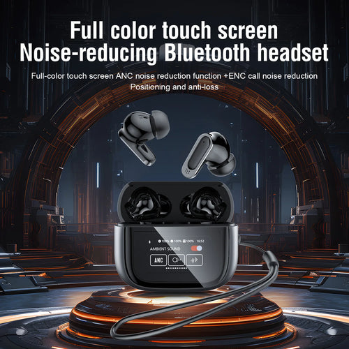 Écouteurs sans fil TWS BOSECXT Ultra V11 Smart Touch multifonctionnels à grand écran avec réduction de bruit ANC et basses profondes