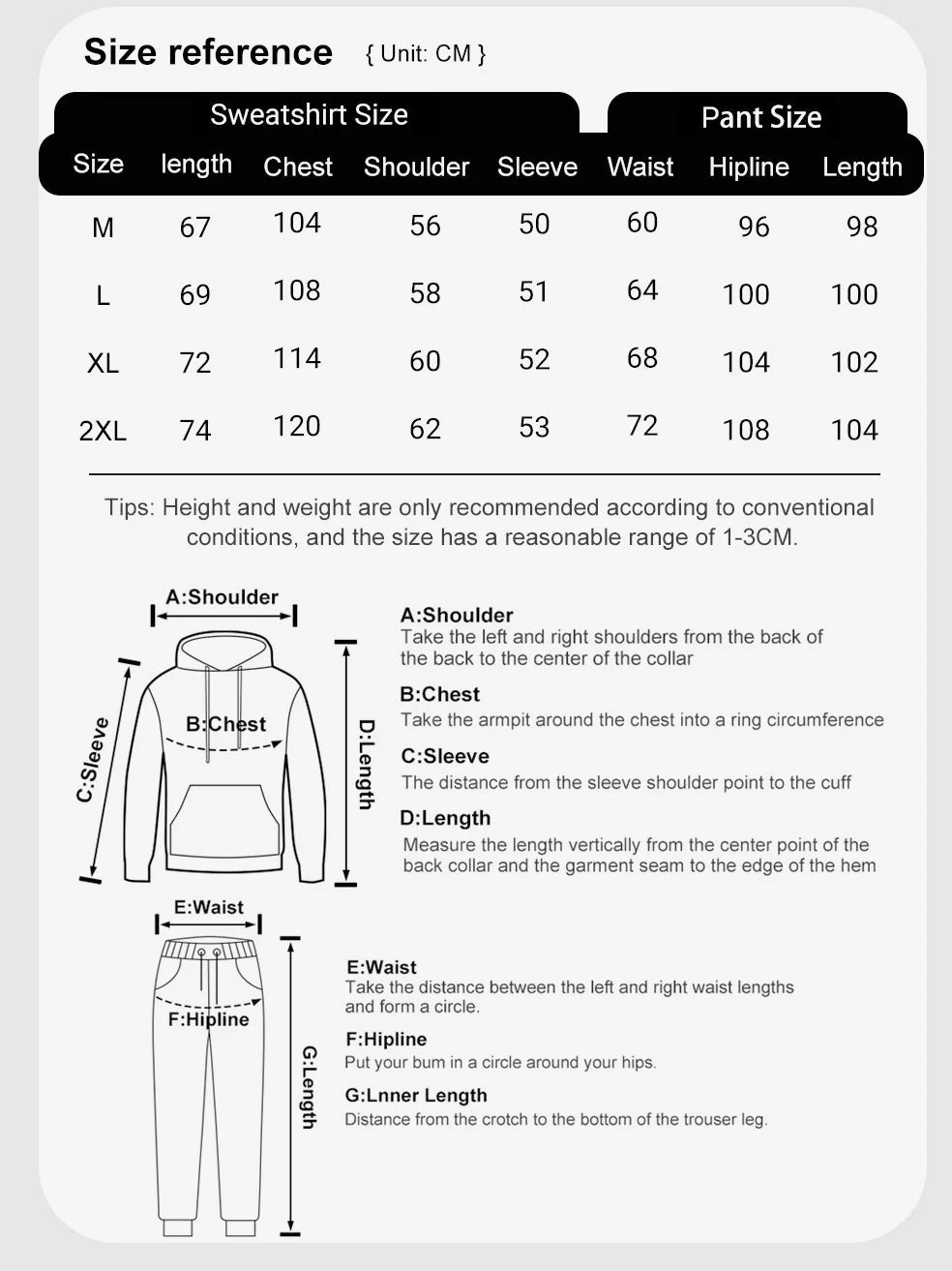 2 Pcs Hoodie Set Womens Poland Letter Print Sweatpants Sporty Pocket Loose Sweatshirt Jogging Outfits Autumn Fleece Warm Clothes