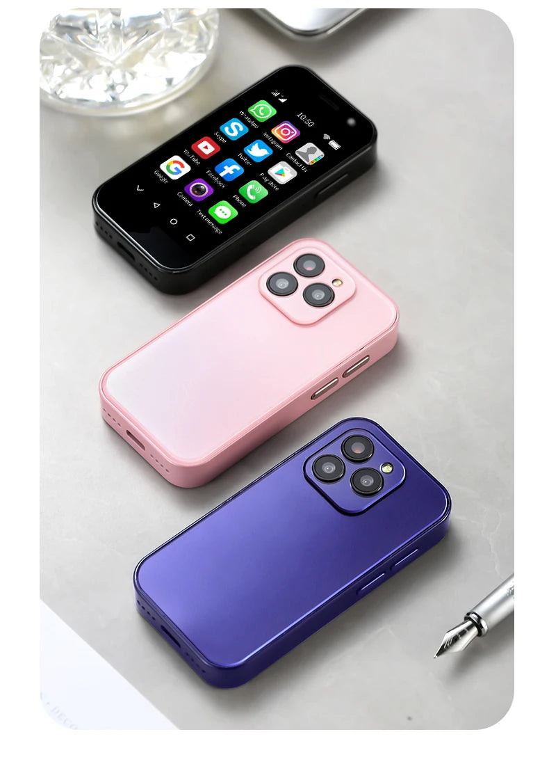 Smartphone Android 4G SOYES XS14 Pro Mini, 3 Go + 64 Go, 2600 mAh, reconnaissance faciale, écran 3,0 pouces, vente flash